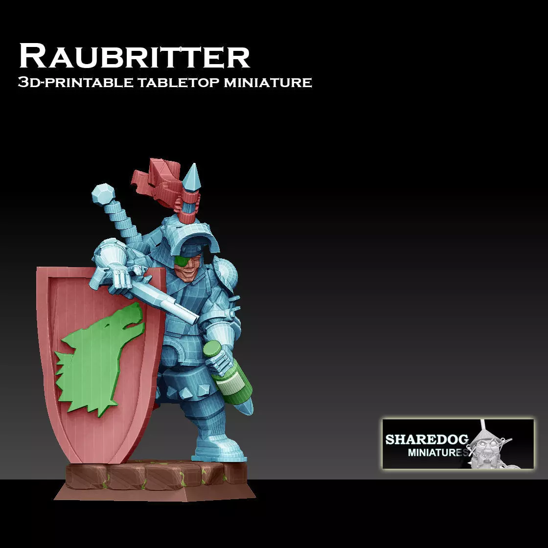 Raubritter knight 3D print model