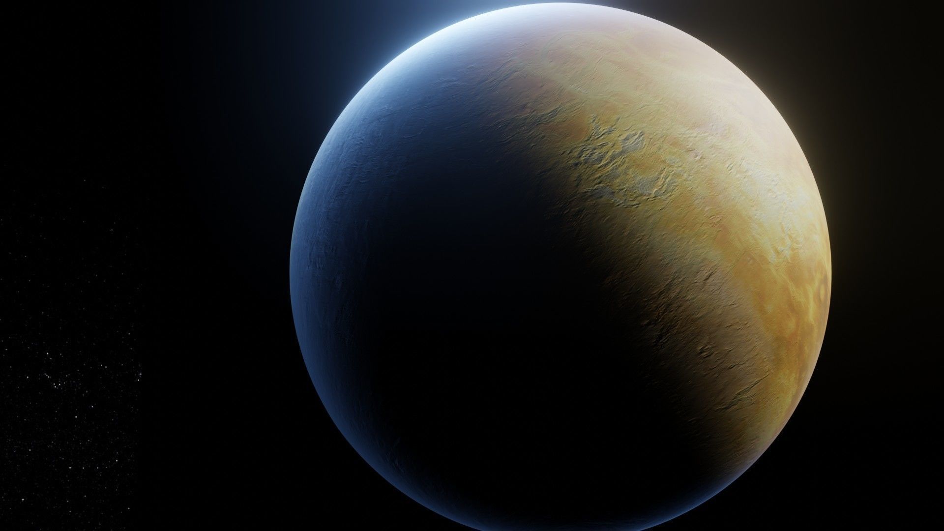 Solar System with Pluto 8k Textures 3D Model Collection_38