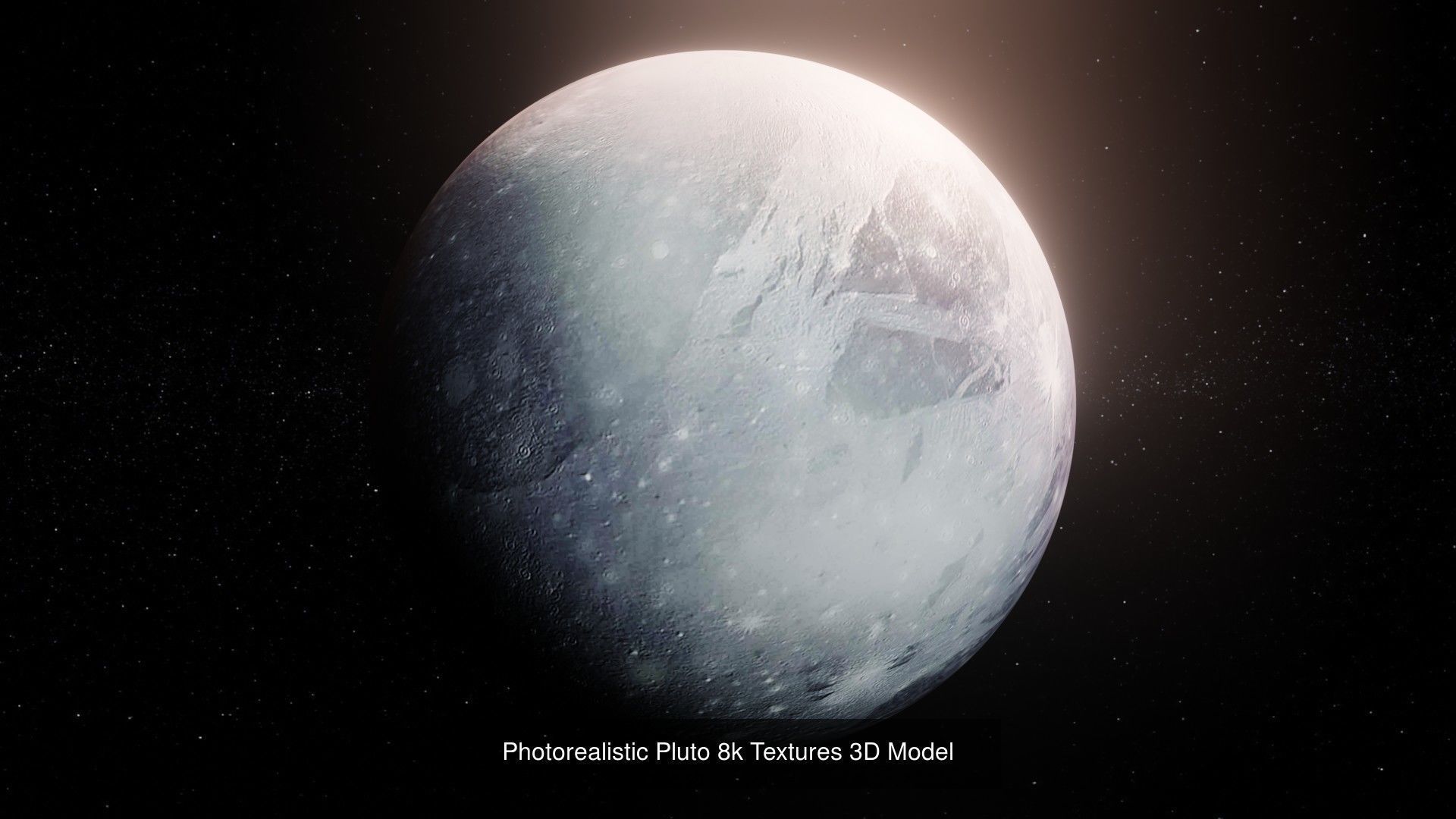 Solar System with Pluto 8k Textures 3D Model Collection_23