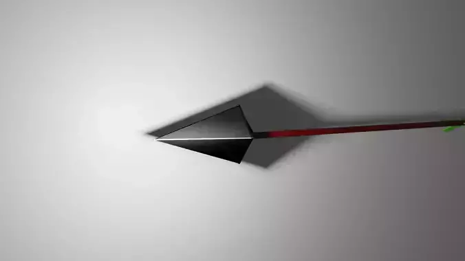 ARROW 3D MODEL LOWPOLY