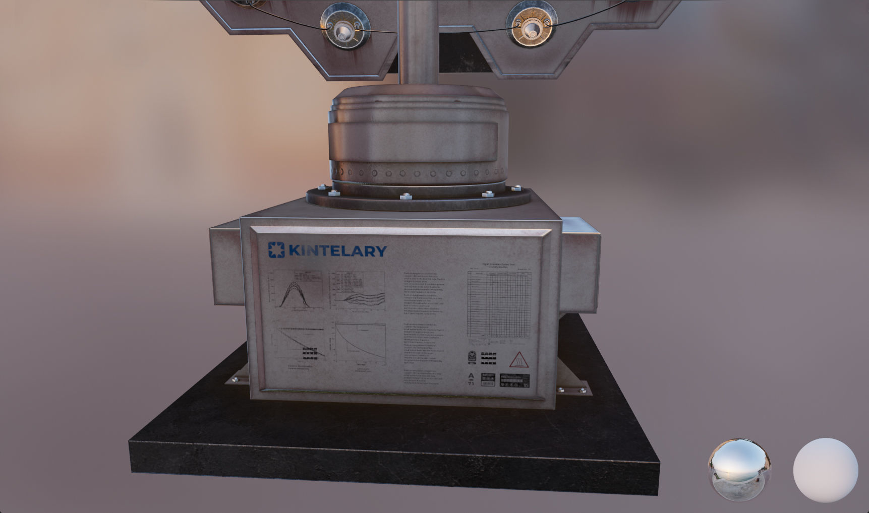 Space Craft Solar Panels Mars Colony Spaceship Collection Pack Low-poly 3D model_24