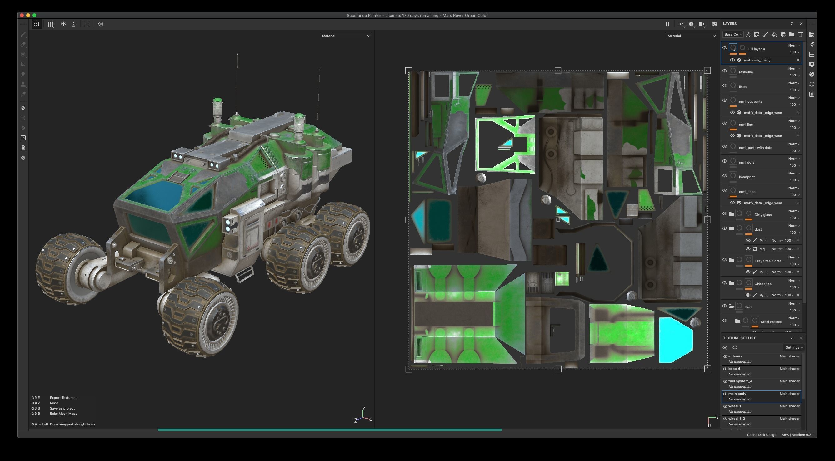 Space Craft Solar Panels Mars Colony Spaceship Collection Pack Low-poly 3D model_137