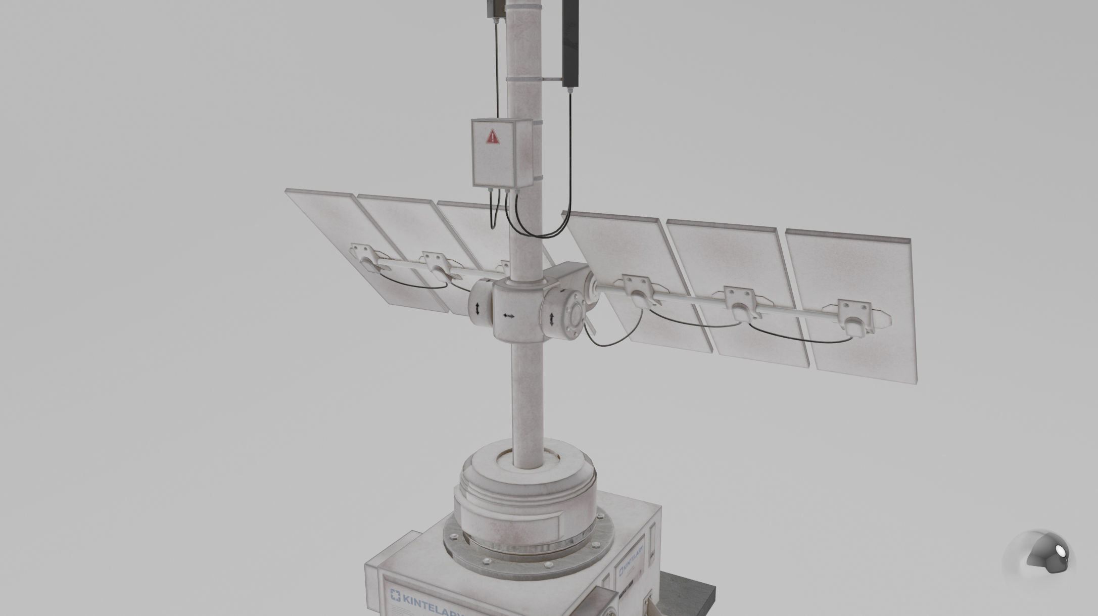 Space Craft Solar Panels Mars Colony Spaceship Collection Pack Low-poly 3D model_79