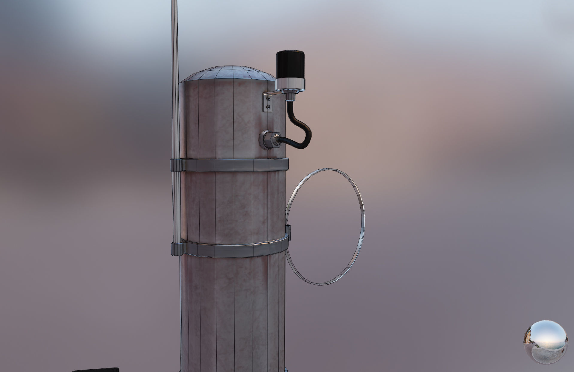 Space Craft Solar Panels Mars Colony Spaceship Collection Pack Low-poly 3D model_45