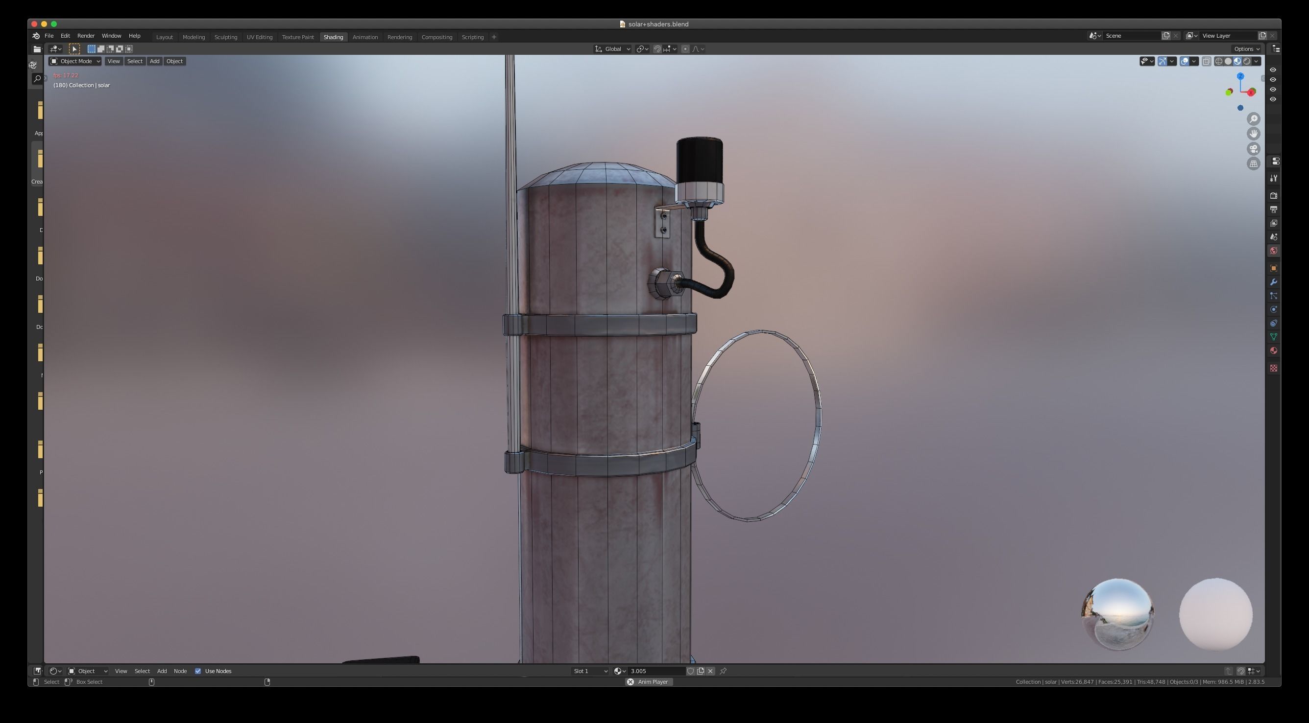 Space Craft Solar Panels Mars Colony Spaceship Collection Pack Low-poly 3D model_55