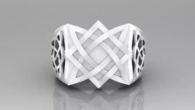 ring with binding pattern