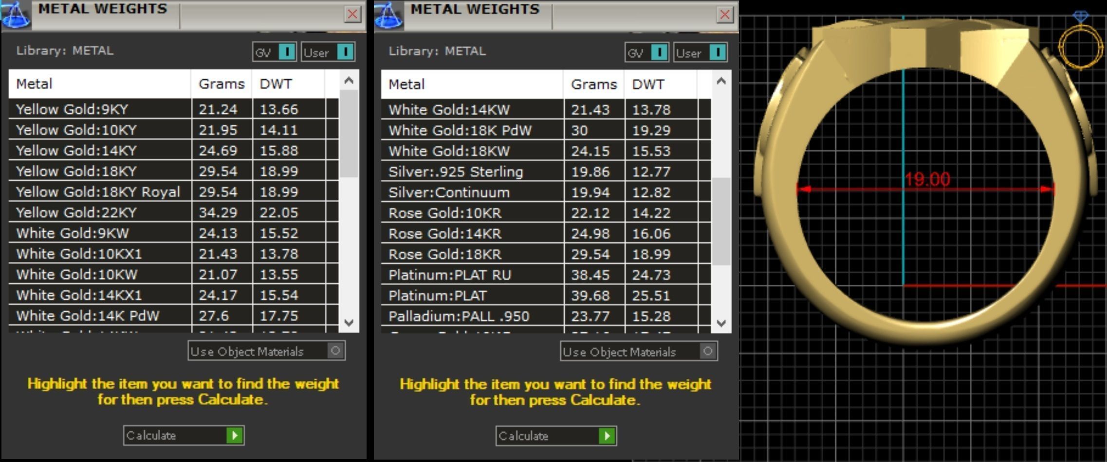 ring with binding pattern 3D print model_3