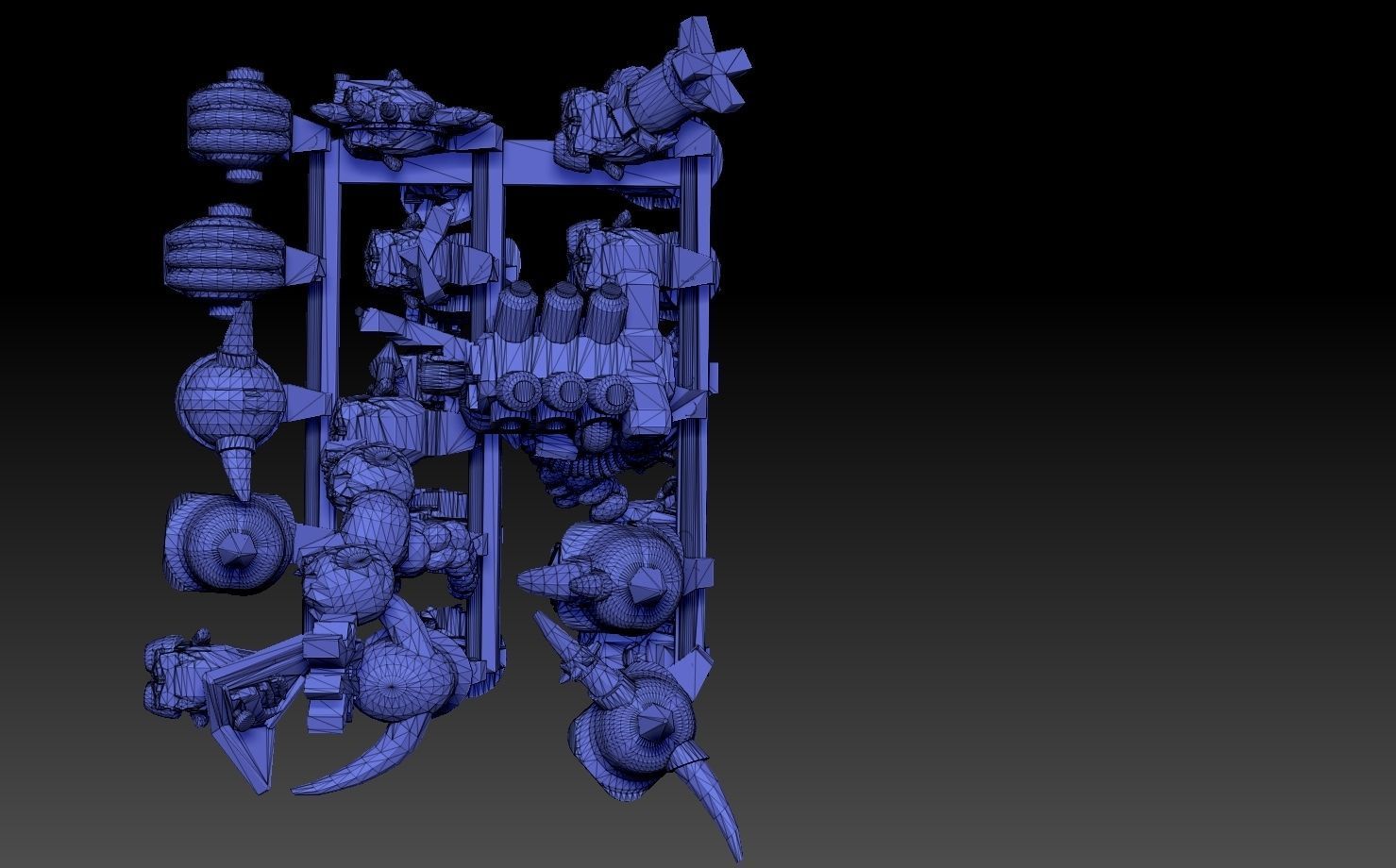 Orc Heads Megapack 3D print model_6