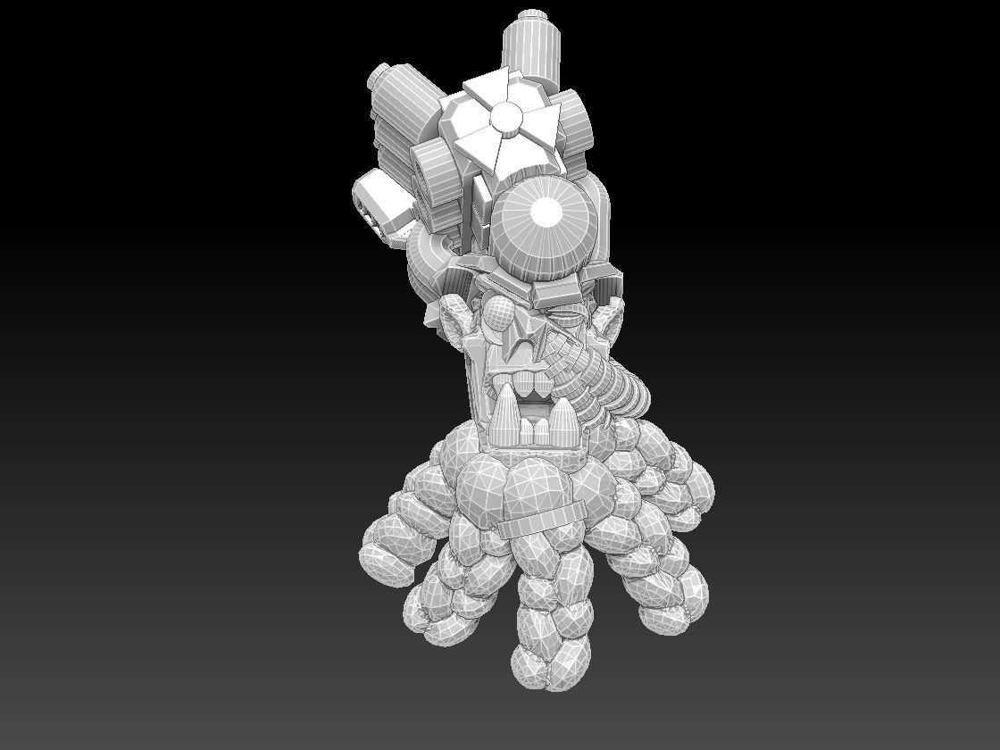 Orc Heads Megapack 3D print model_11