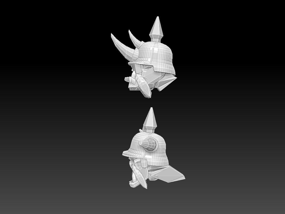 Orc Heads Megapack 3D print model_16