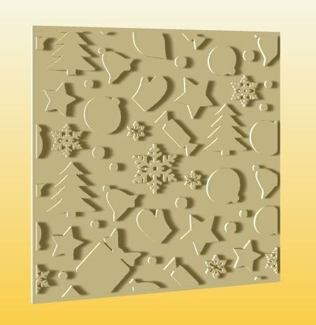 Christmas Stamps - Texture Set 3D print model_5