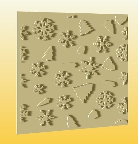 Christmas Stamps - Texture Set 3D print model_2