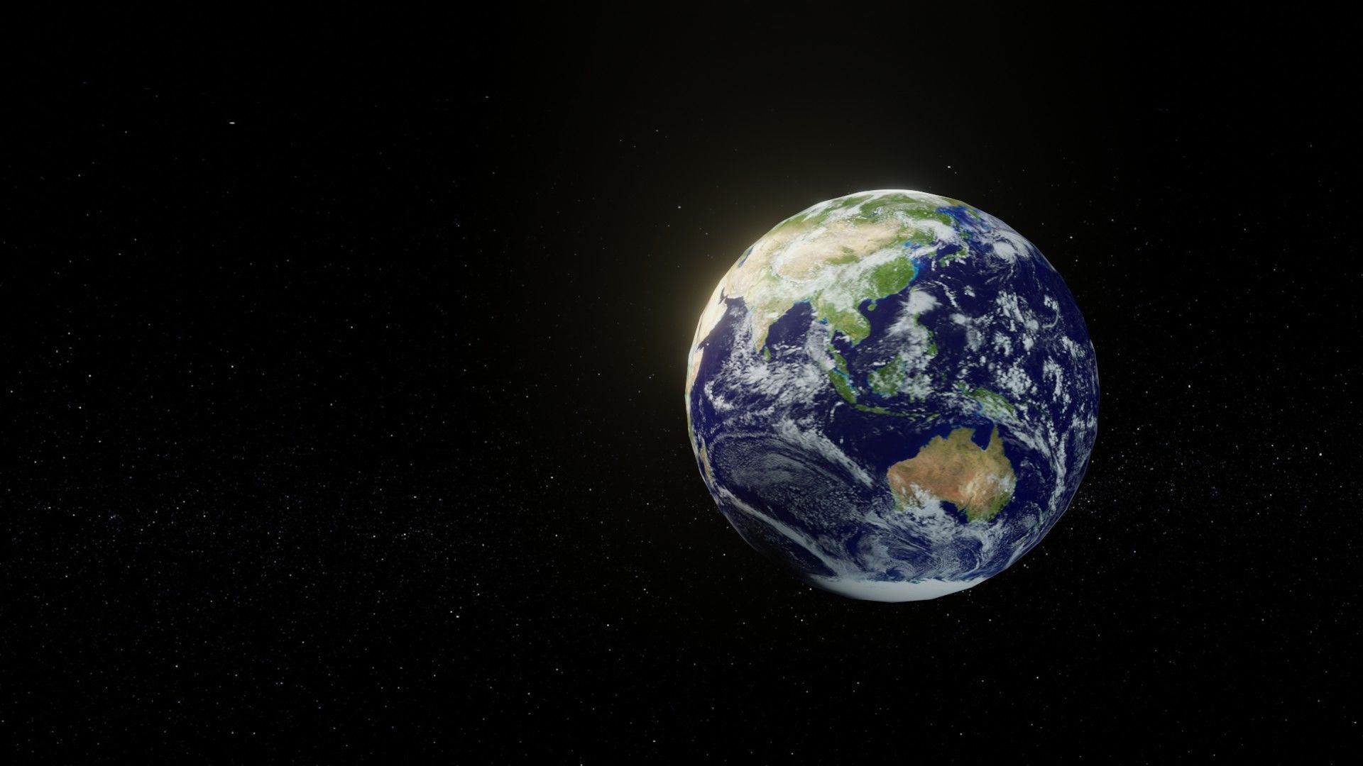 Photorealistic Earth 2k Textures 3D Model Low-poly 3D model_11