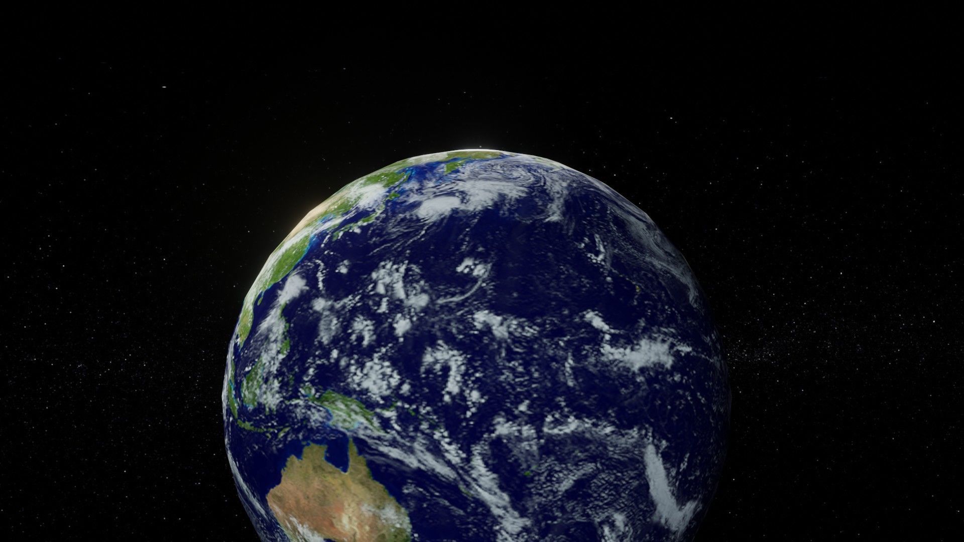 Photorealistic Earth 2k Textures 3D Model Low-poly 3D model_5