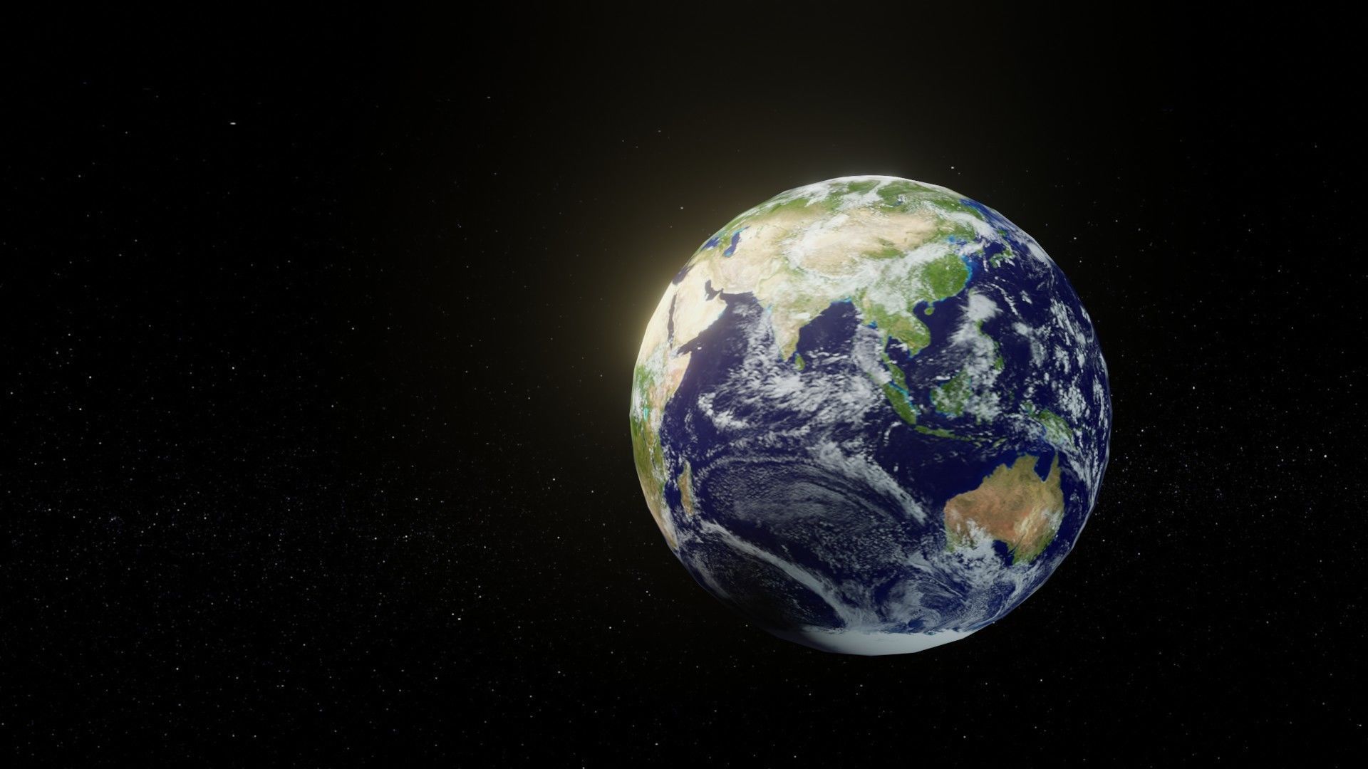 Photorealistic Earth 2k Textures 3D Model Low-poly 3D model_15