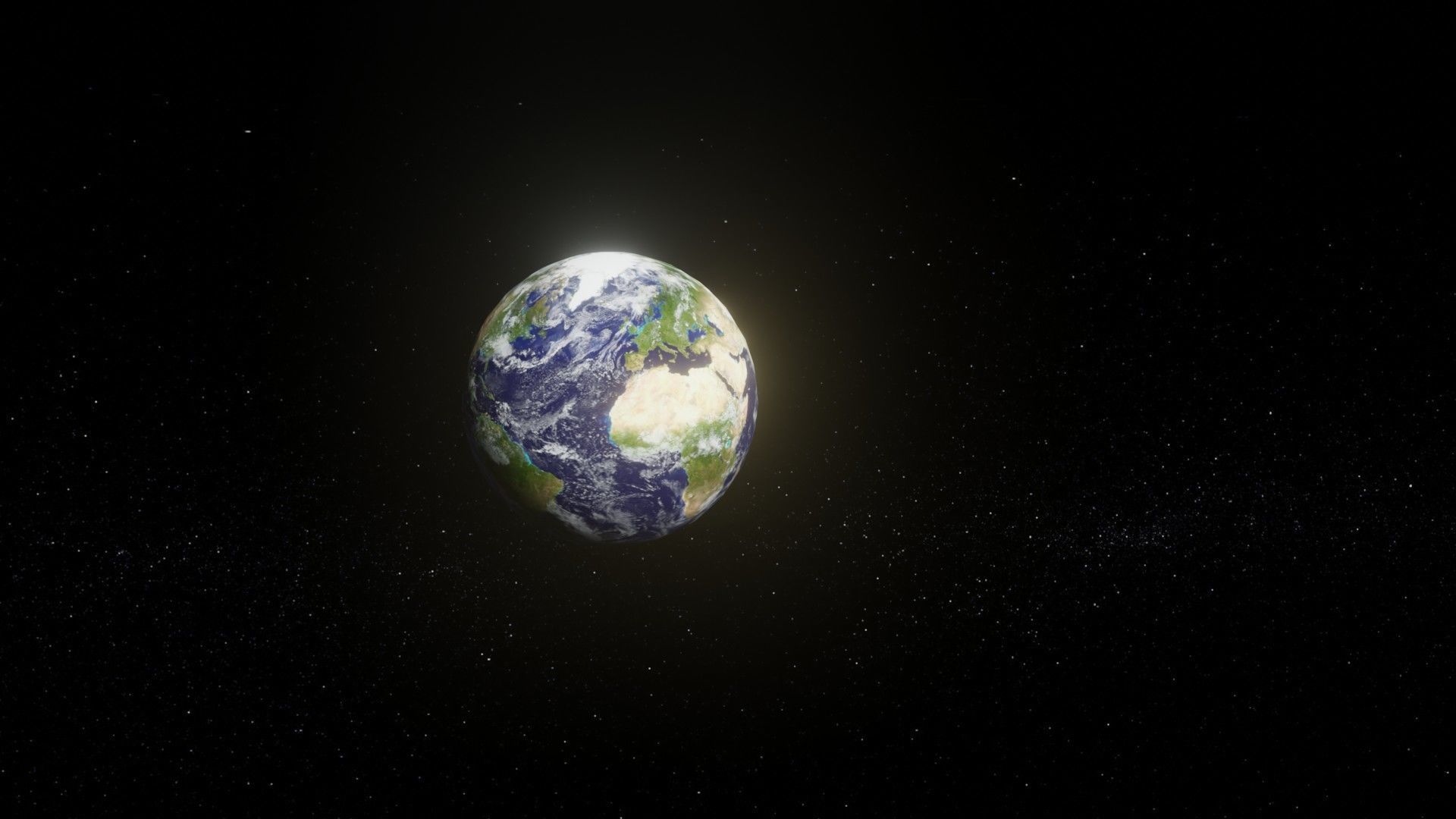 Photorealistic Earth 2k Textures 3D Model Low-poly 3D model_9