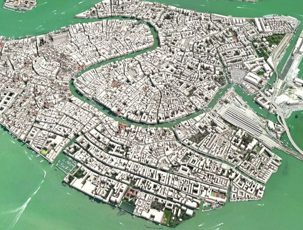 Cityscape Venice Italy 3D model_0