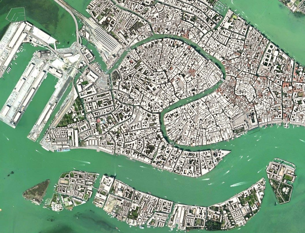 Cityscape Venice Italy 3D model_5