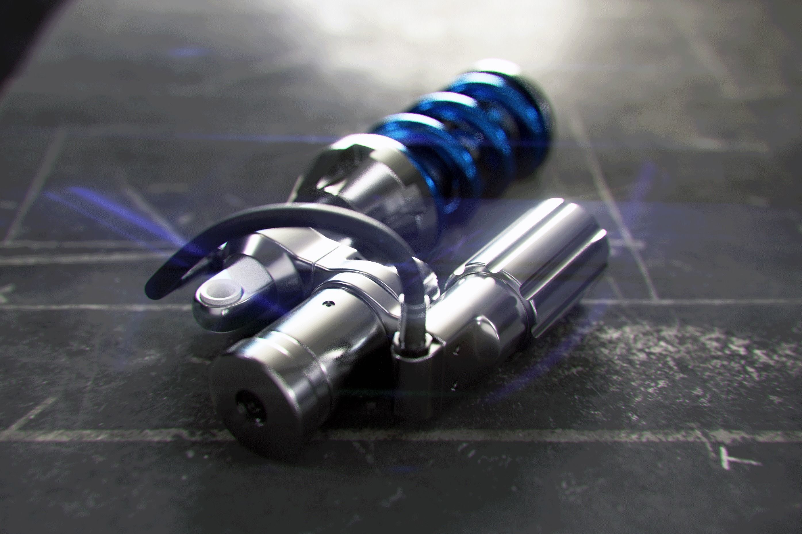 Damper - Photorealistic PBR 3D model_1