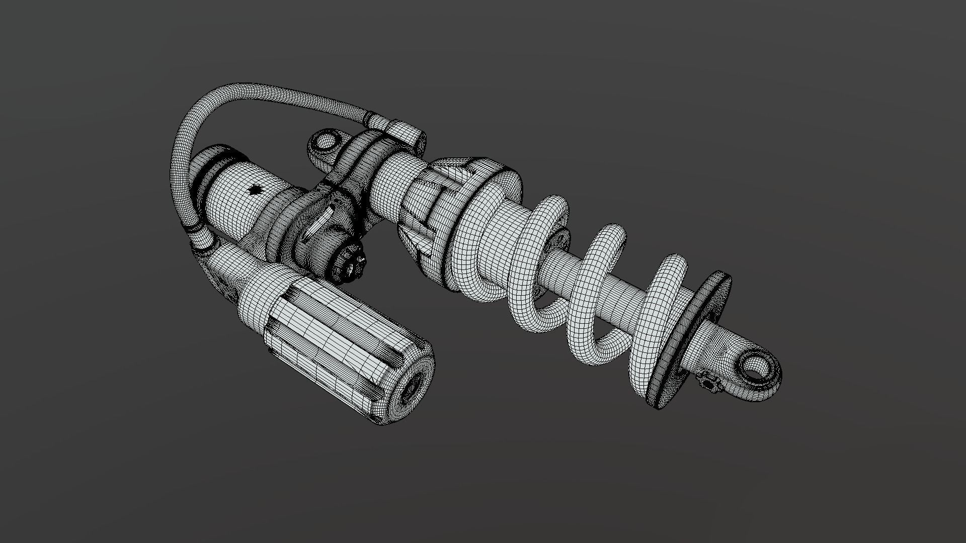 Damper - Photorealistic PBR 3D model_7