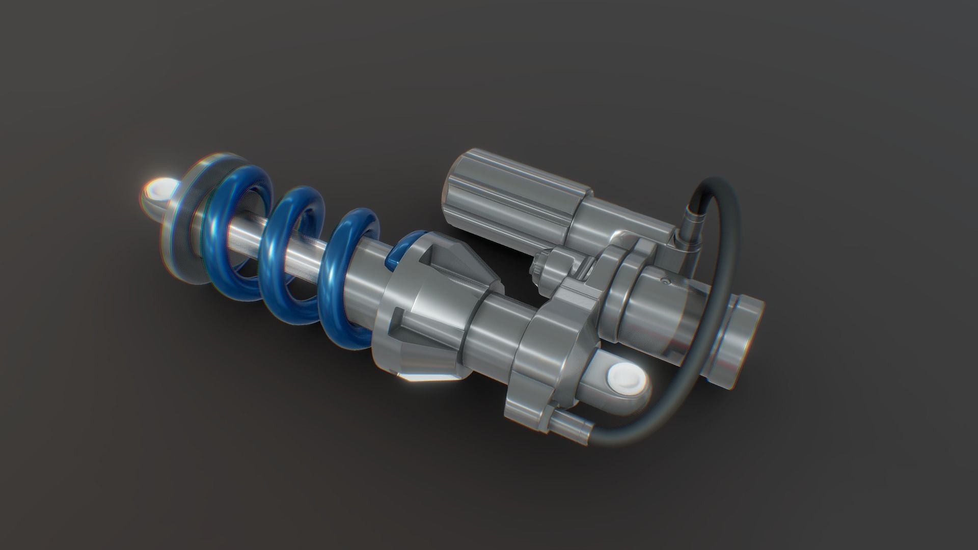 Damper - Photorealistic PBR 3D model_4