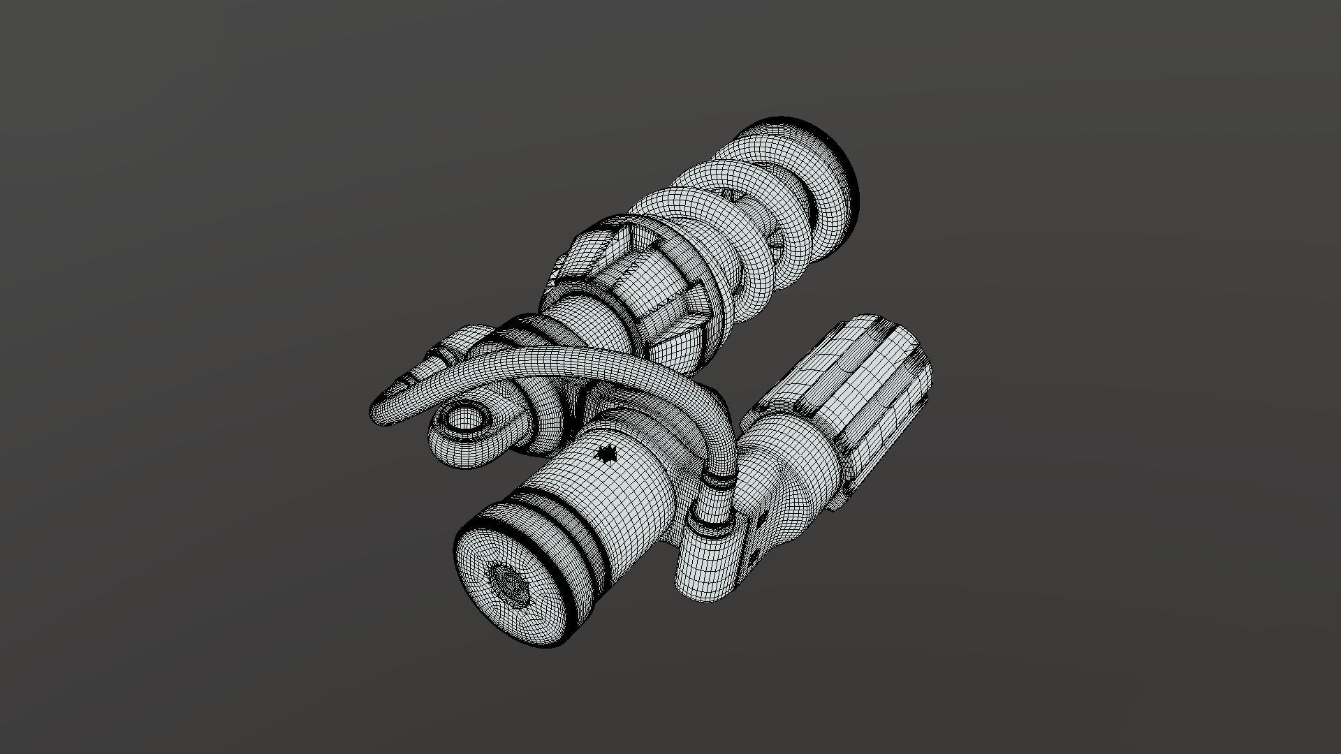 Damper - Photorealistic PBR 3D model_6