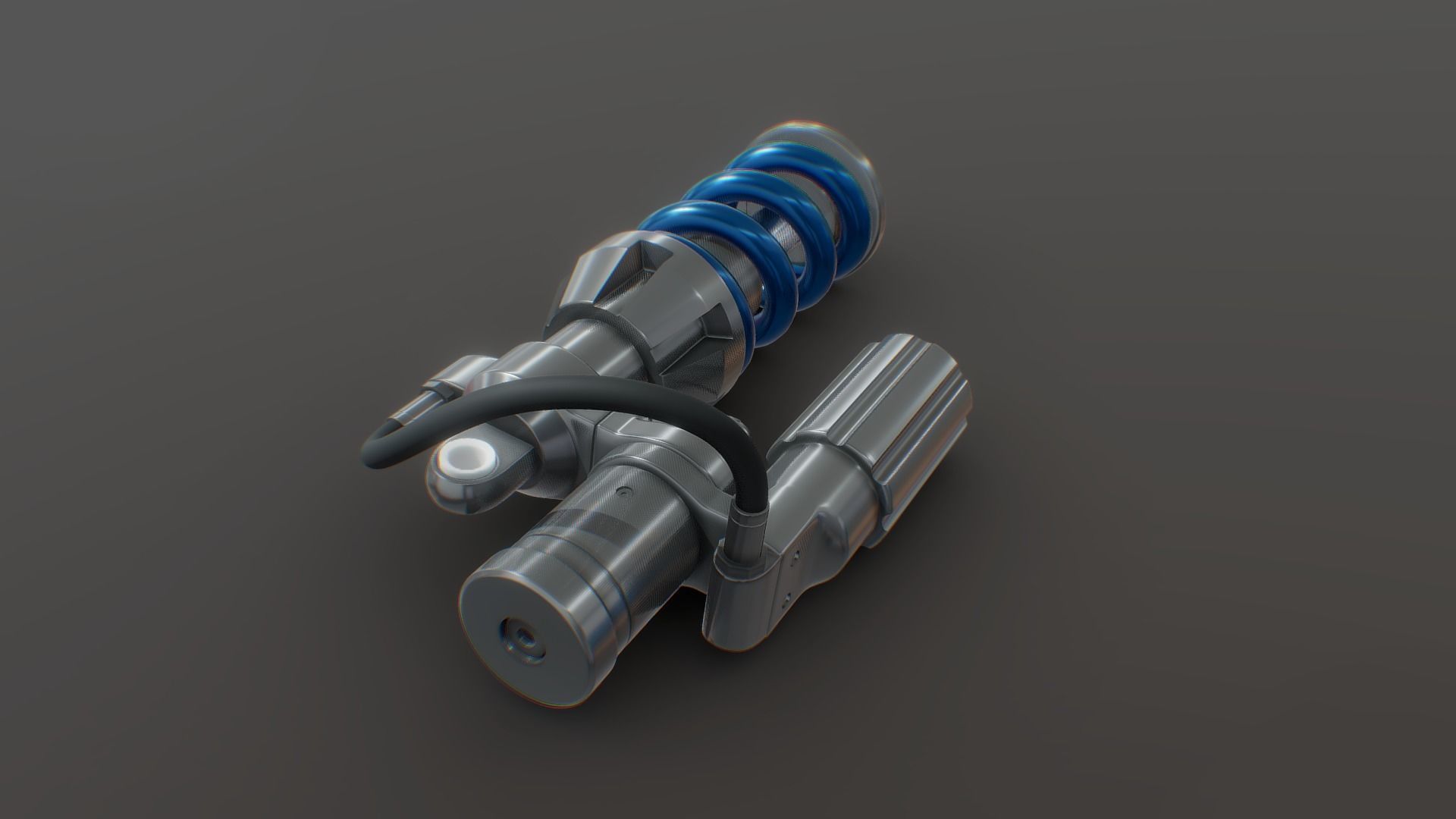 Damper - Photorealistic PBR 3D model_5