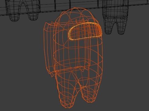 Among us 3D model 6pack 3D model_4