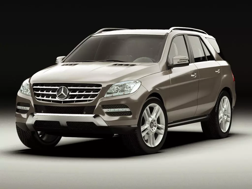 Mercedes M-class 2012 W166 3D model_0