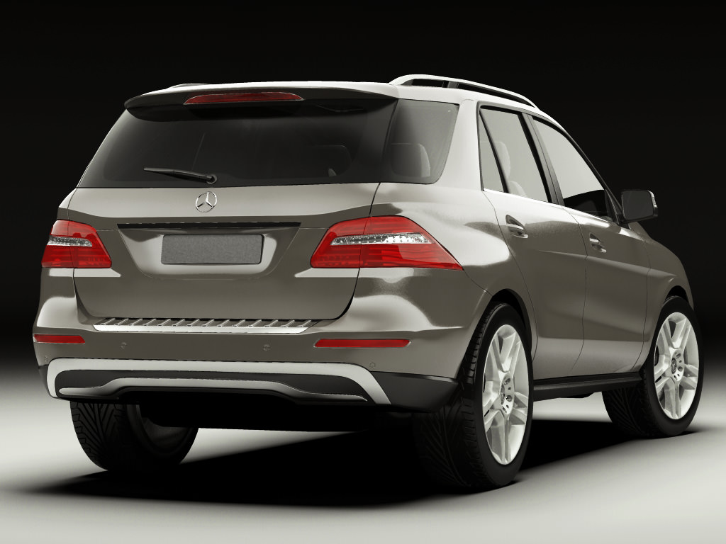 Mercedes M-class 2012 W166 3D model_1