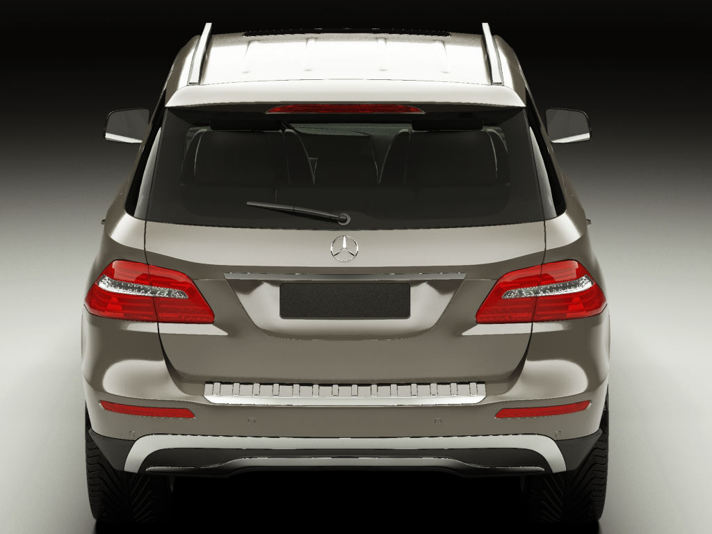 Mercedes M-class 2012 W166 3D model_6
