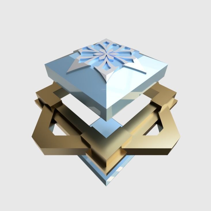  CRYO ELEMENT LIYUE - GENSHIN IMPACT 3D print model_2