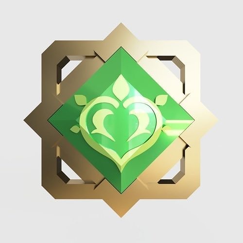 DENDRO  ELEMENT LIYUE - GENSHIN IMPACT 3D print model