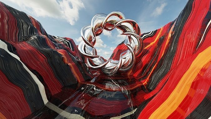 The RED CANYON 3D model