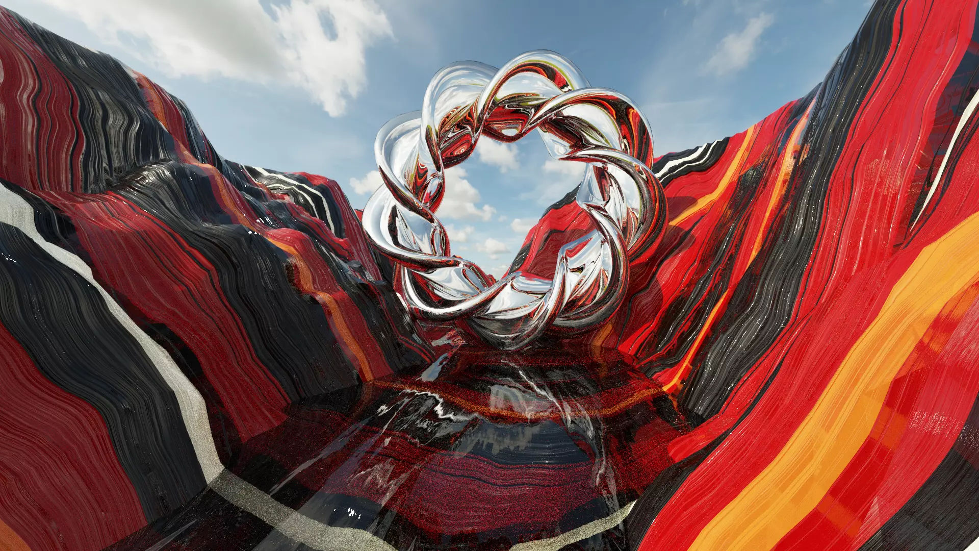 The RED CANYON 3D model