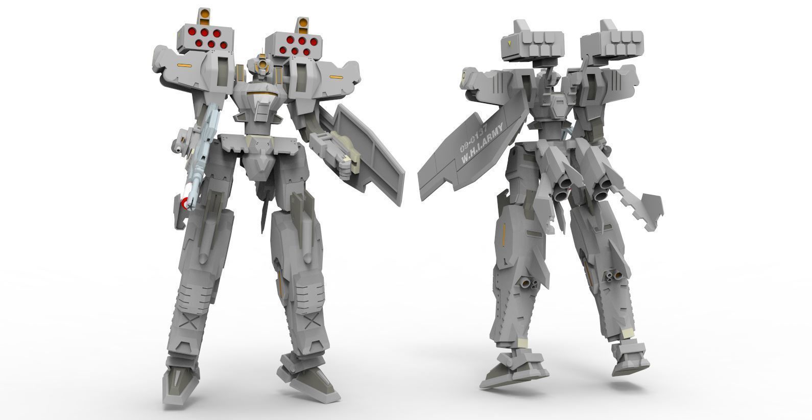 Robot MVR 20 3D model_2