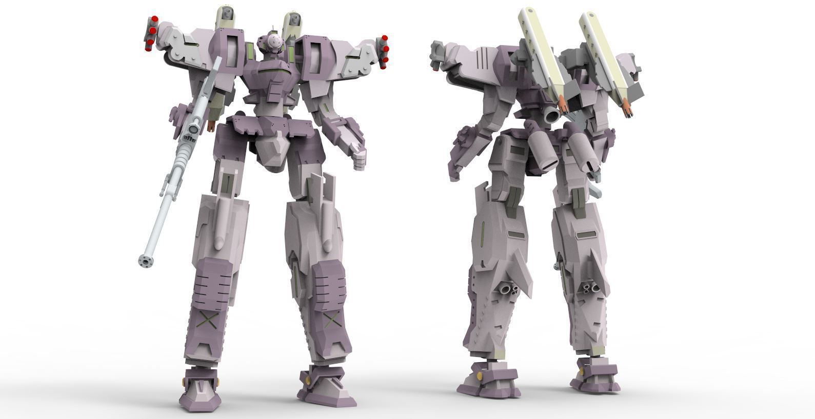 Robot MVR 40 3D model_2