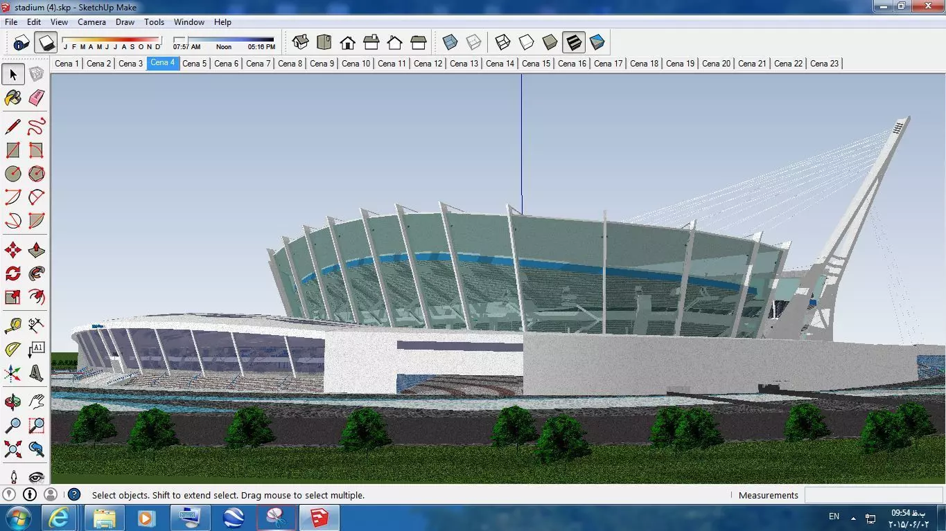 Stadium SKP 04 3D model_0