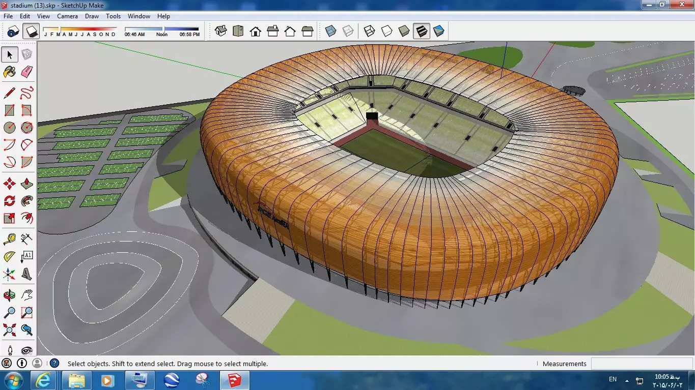 Stadium SKP 13 3D model_0
