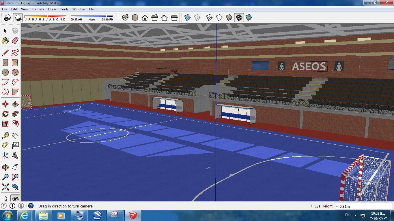 Pack 16 Stadium SKP 3D model_4
