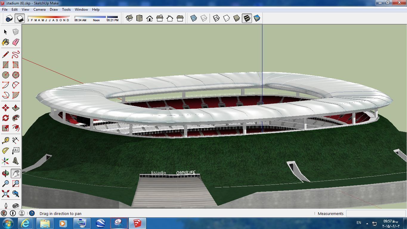 Pack 16 Stadium SKP 3D model_13