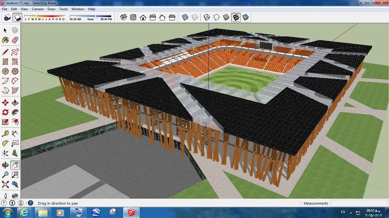 Pack 16 Stadium SKP 3D model_14