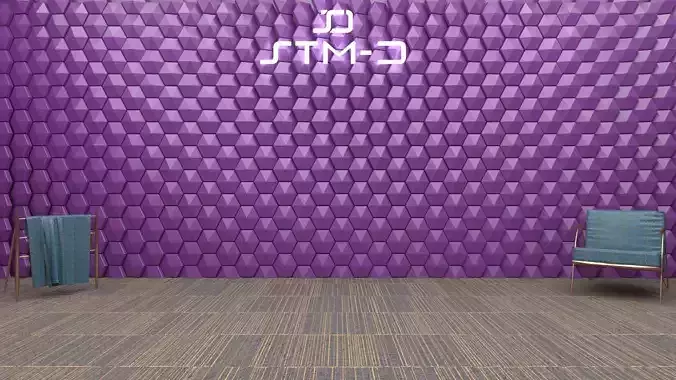 STM-D hexagon wall parametric model 220