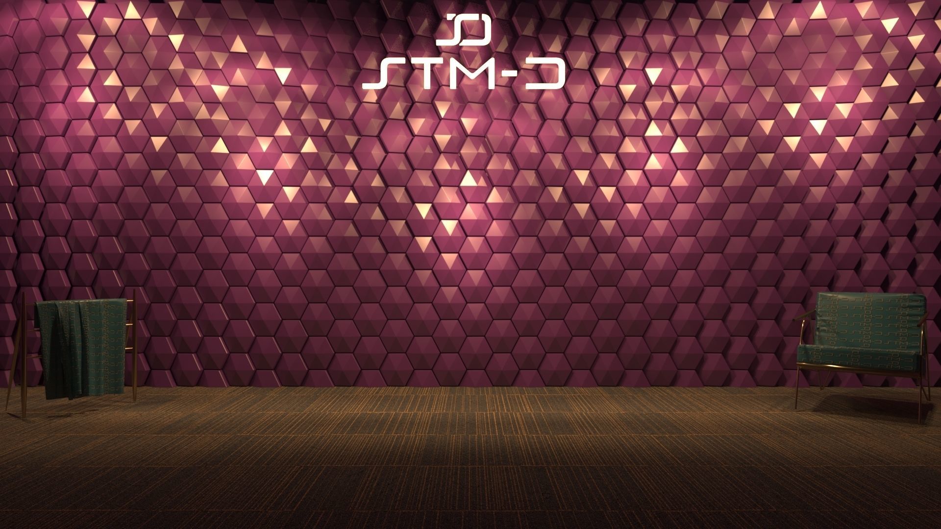 STM-D hexagon wall parametric model 220 3D model_5