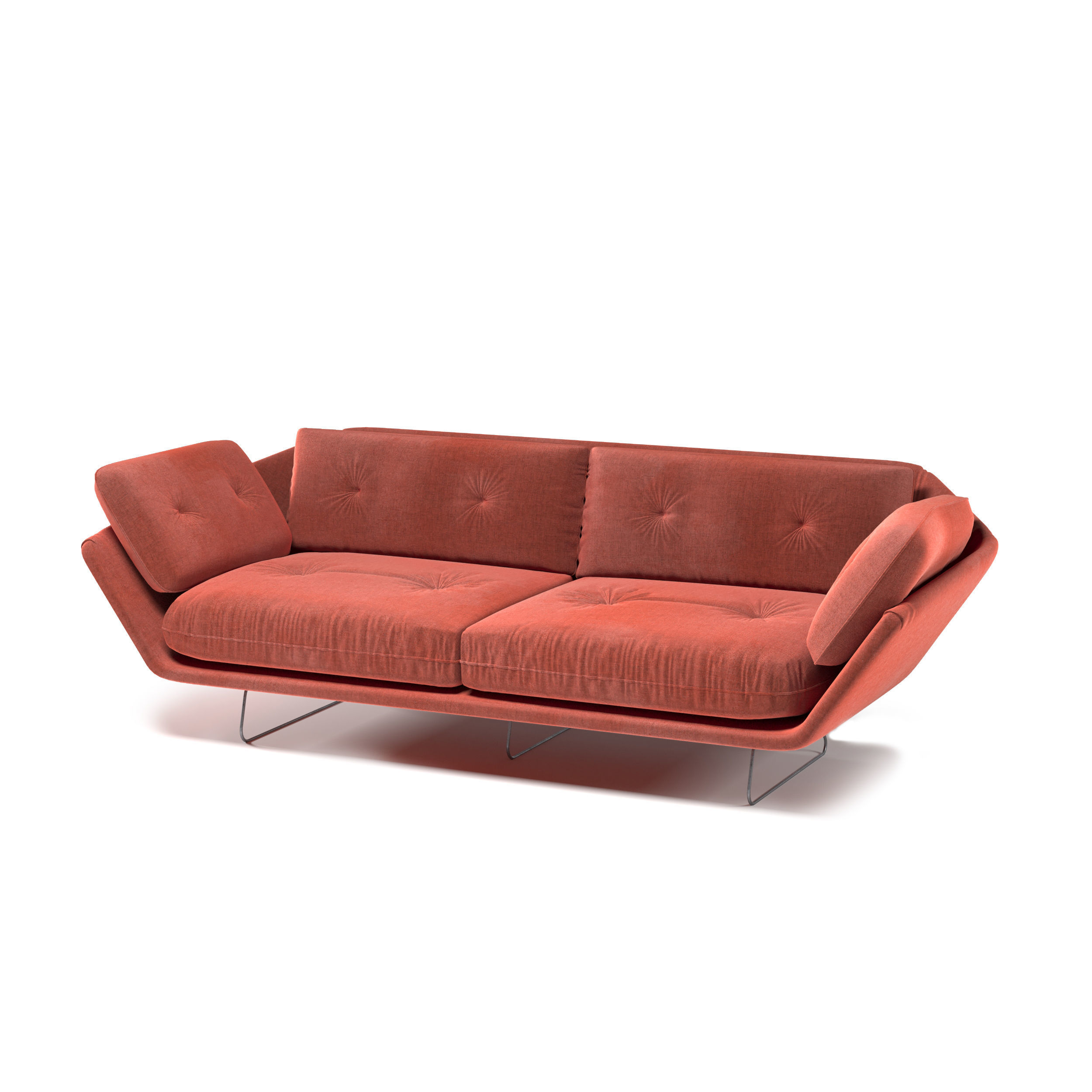 Saba sofa 3D model_4