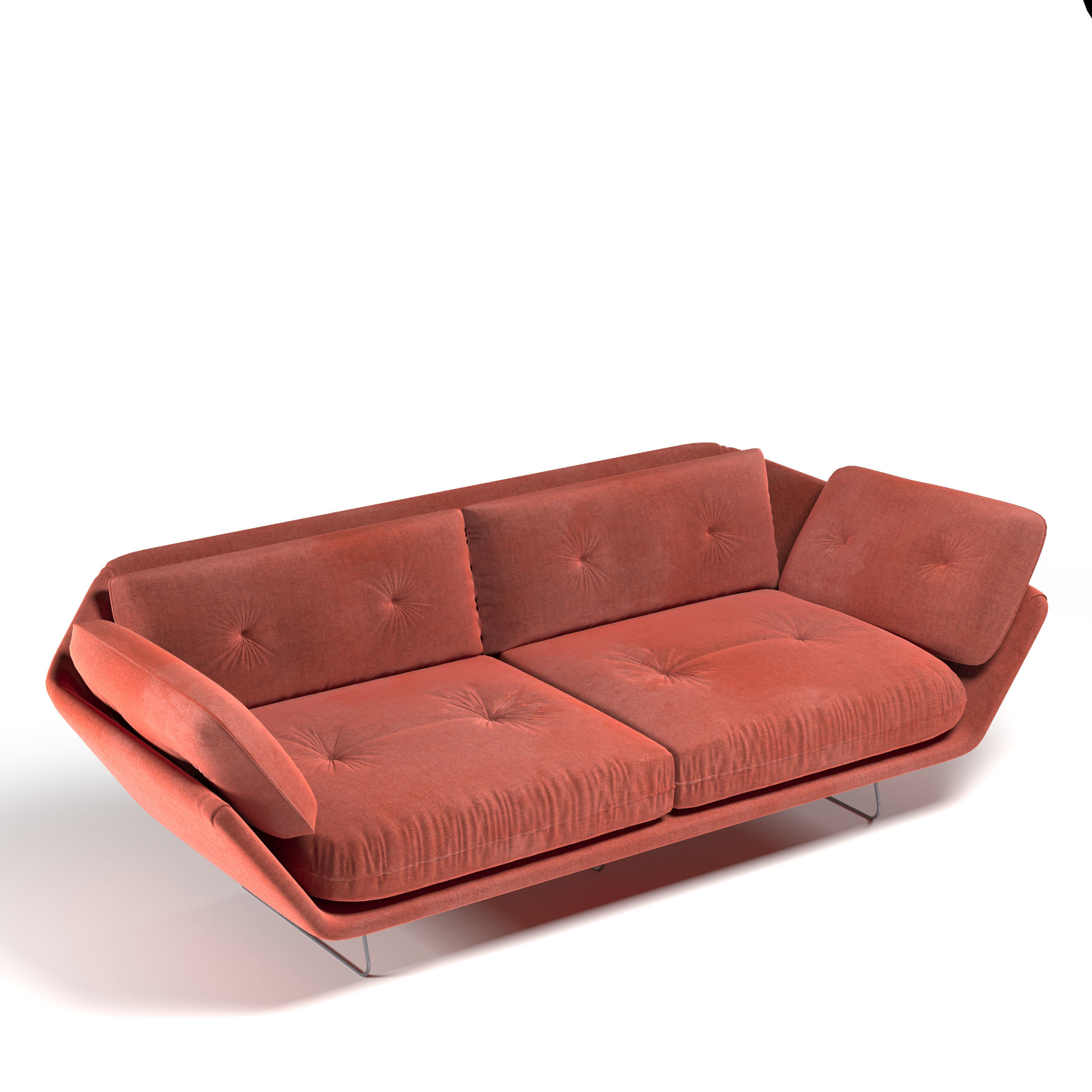 Saba sofa 3D model_5