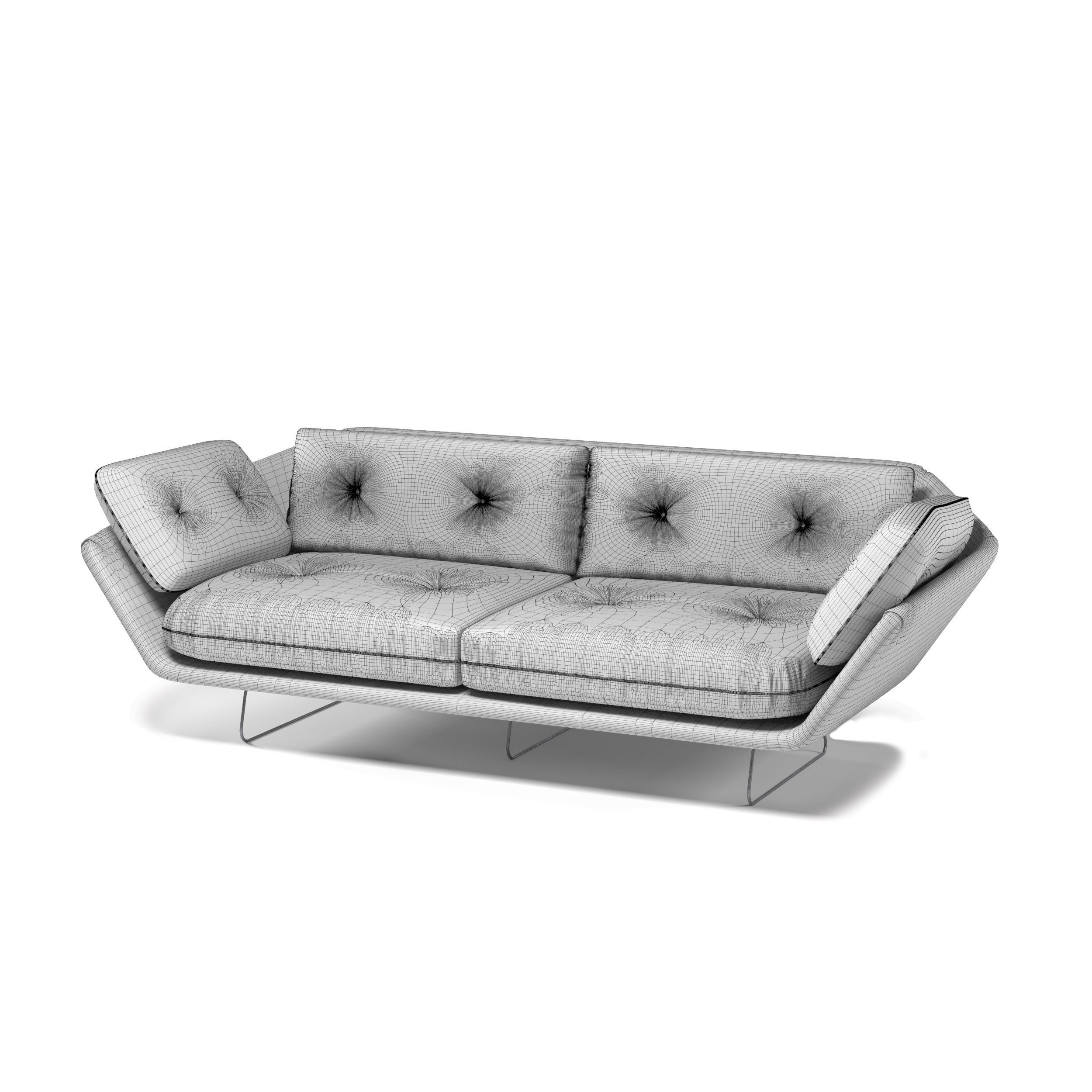 Saba sofa 3D model_10