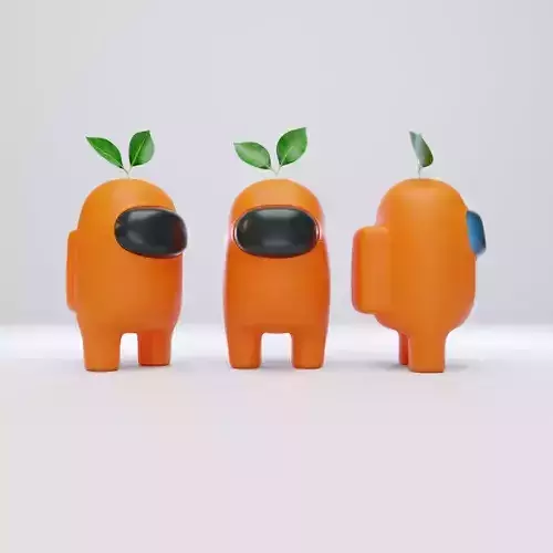 Among Us Plant Hat Character