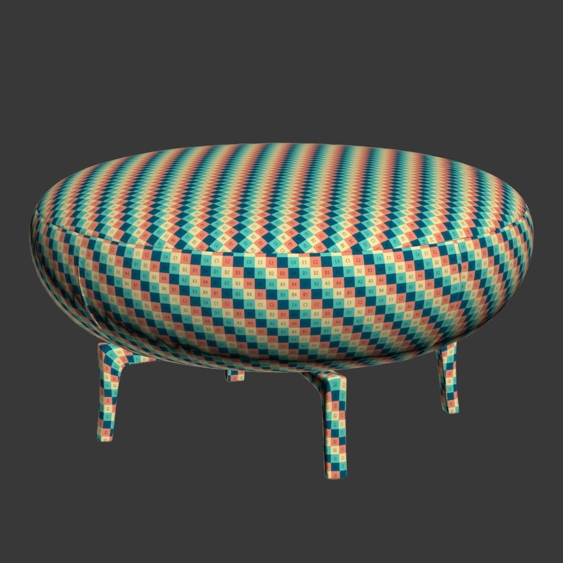 ELLA pouf by Piet Boon 3D model_7
