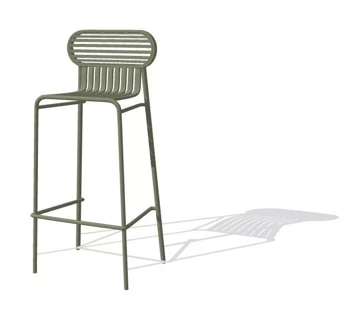 Week-End High Stool by Studio Brichet-Ziegler 3D model